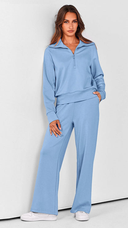 Relaxed two-piece set