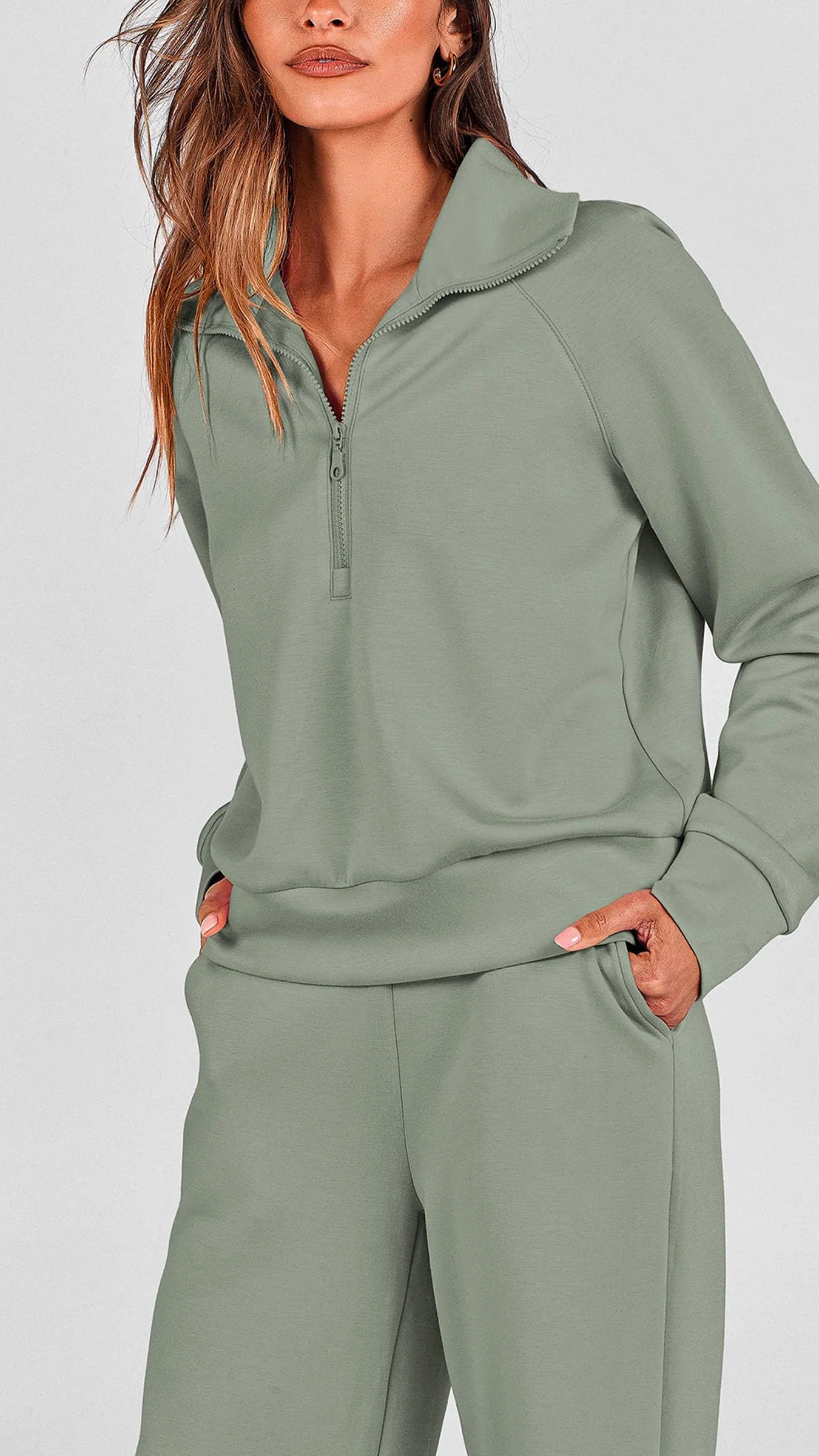 Relaxed two-piece set