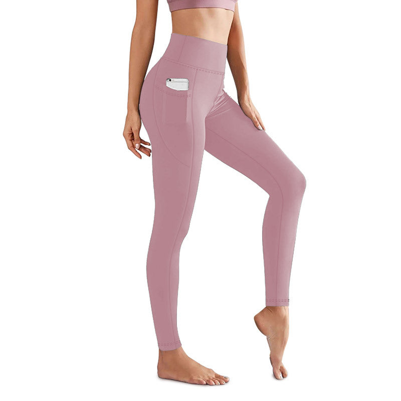 High-waisted yoga pants