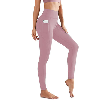 High-waisted yoga pants