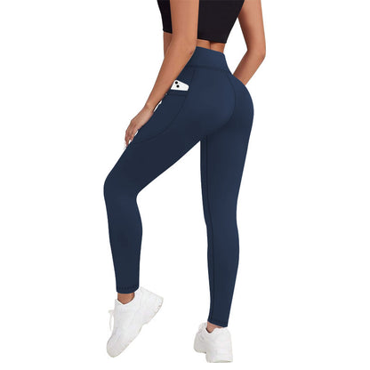 High-waisted yoga pants